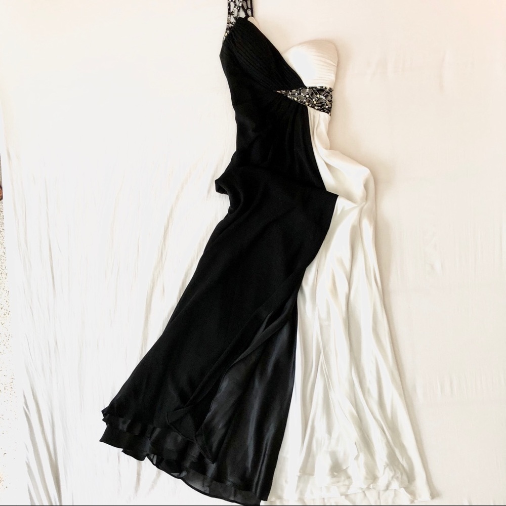 Black & White Prom Dress